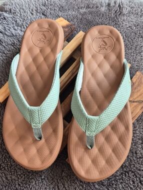 Reef Mint Green Cushioned Thong Sandals